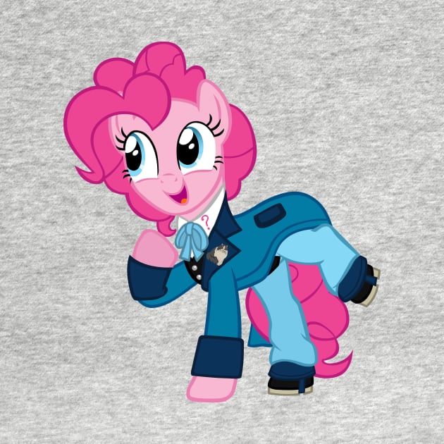 Pinkie Pie as the 6th Doctor (blue) by CloudyGlow